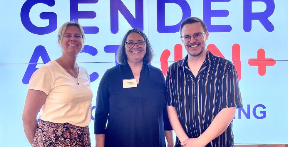 Heidi Holt Zachariassen, Ella Ghosh and Ross Woods.